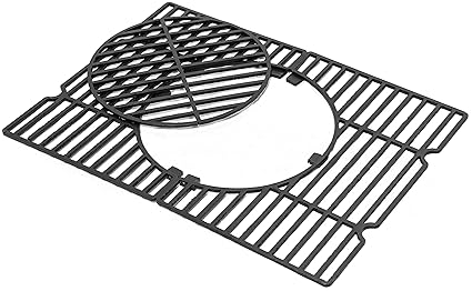 ACTIVA Gusseisen Rost Grillrost Guss-Rost für Angular R-E-S 56,8 x 41,5 cm, passend für Holzkohlegrill Gasgrill