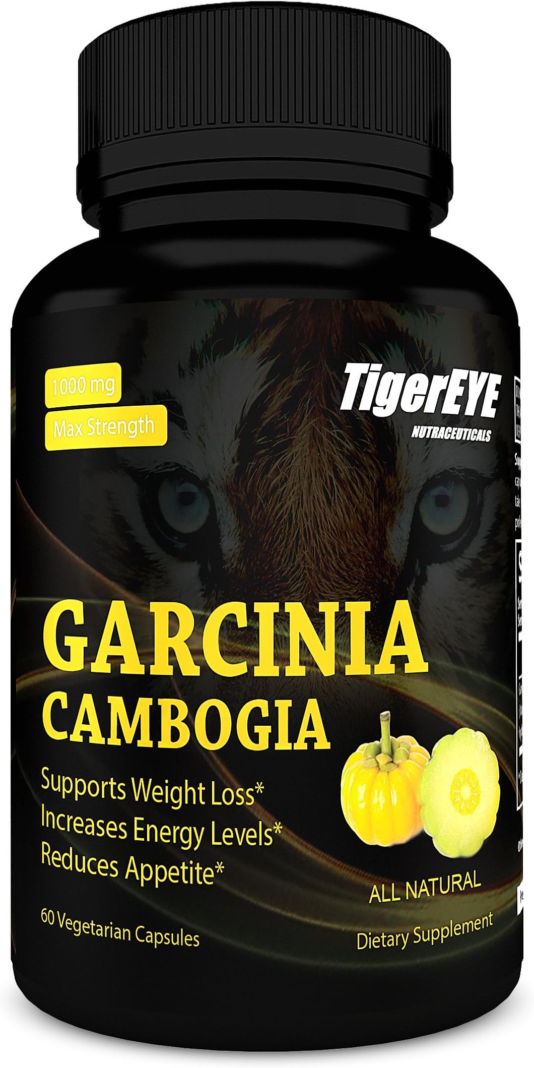 Pure Garcinia Cambogia Extract (2 Bottles) 100% New Extra Strength, All Natural Appetite Suppressant, Boosts Energy, Carb Blocker, Weight Loss Supplement,