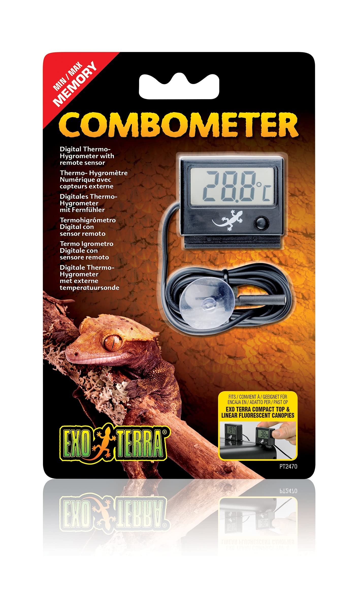 Exo Terra PT2470 Thermo-Hygro Combometer