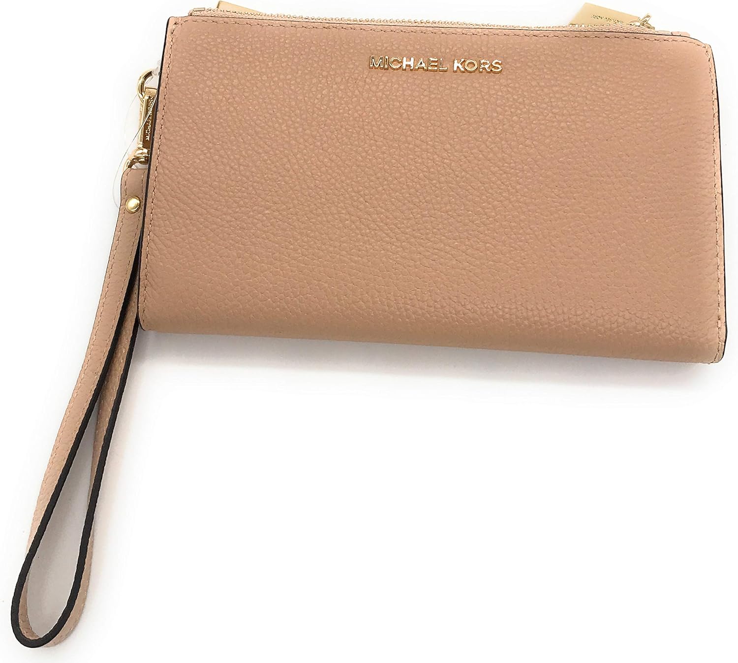 michael kors double zipper wallet