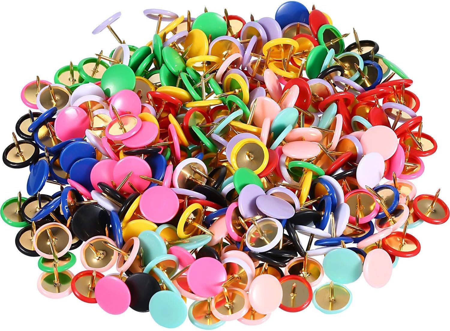 300PACK Push Pins, Colorful Round Thumb Tacks Drawing Pins for Bar Wall