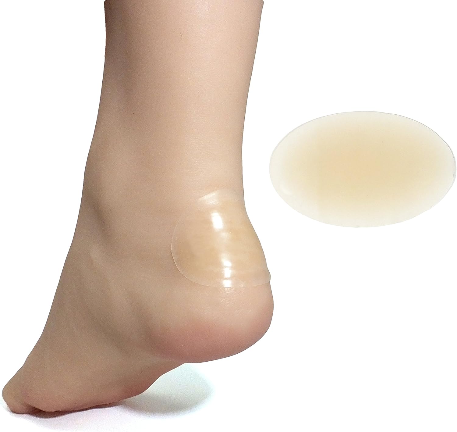 ZenToes Heel Blister Cushioned Bandages with Gel Guard Pads to Protect