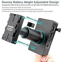 KOCACKOO Adjustable Fully Decoded V-Mount Battery