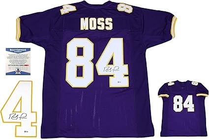 randy moss framed jersey