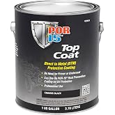 POR-15 Top Coat Paint, Direct to Metal Paint, Long-term Sheen and Color Retention, 128 Fluid Ounces, Chassis Black
