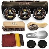 Stone and Clark Original Shoe Polish & Care Kit - Leather Shoe Shine Kit for Men & Women