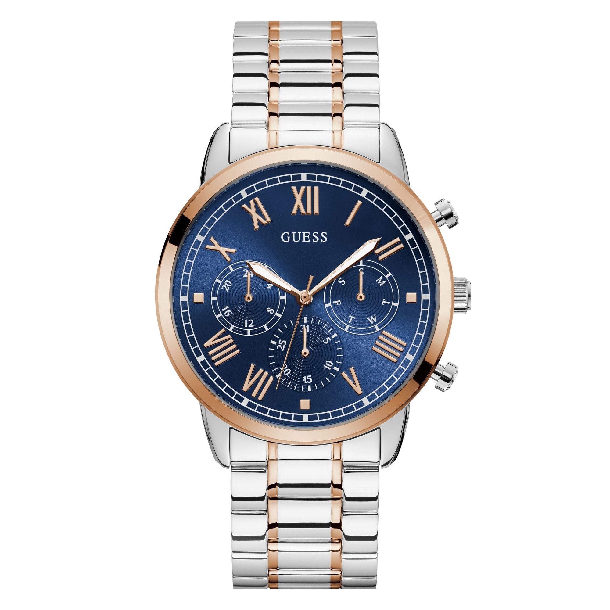 Guess Men's Analogue Quartz Watch with Stainless Steel Strap W1309G4,Silver