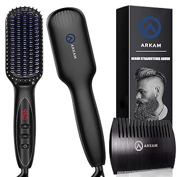 Amazon Com Arkam Beard Straightener For Men Ionic Beard