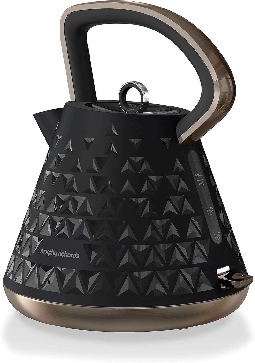 Morphy Richards 108101 Prism Kettle, 1.5 Litre, 3000 W, Black Amazon