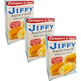 Jiffy Buttermilk Biscuit Mix - 3 Pack Bulk Bundle Jiffy Bisquit Mix (24 oz Total)