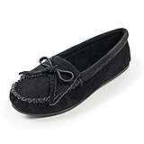 Minnetonka Women's Kilty Hardsole Moccasins 8.5 M