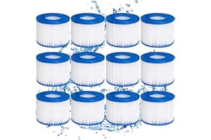 Erilolen Type VI Hot Tub Spa Filter Replacement Compatible with Lay-Z-Spa, Coleman SaluSpa, Replaces for 90352E 58323E Inflat