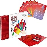 Behind The Anger Card Game | Family Therapy Games for Teens & Kids 6+ | Anger Management for Teens | CBT Games for Counseling Emotional Regulation and Impulse Control | A Simple Go Fish Card Game
