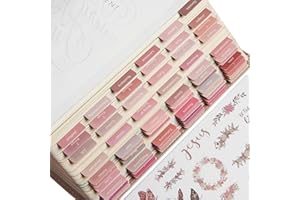 BLIEVE- Bible Tabs, Rosey Edition with Stickers Included, Laminated Bible Tabs for Women and Men, Bible Accessories and Bible Study Supplies, Bible Book Tabs and Sticker Labels Designed for Bibles