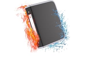 BALAPERI 3 Ring Binder 1.5 Inch,Fireproof Round Ring Binder with Zipper,Holds 375 Sheets for 8.5"x11",Non-Stick,PVC-Free,Pen Holder, for Home School Office (Black, 1 Pack)