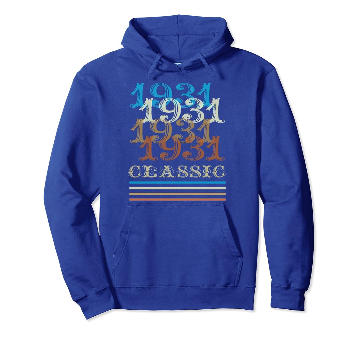 1931 Hoodie Classic Vintage Retro Cool 87th Birthday Gifts-anz