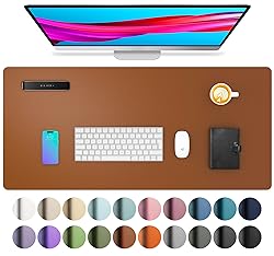 Aothia Leather Desk Pad Protector, Mouse