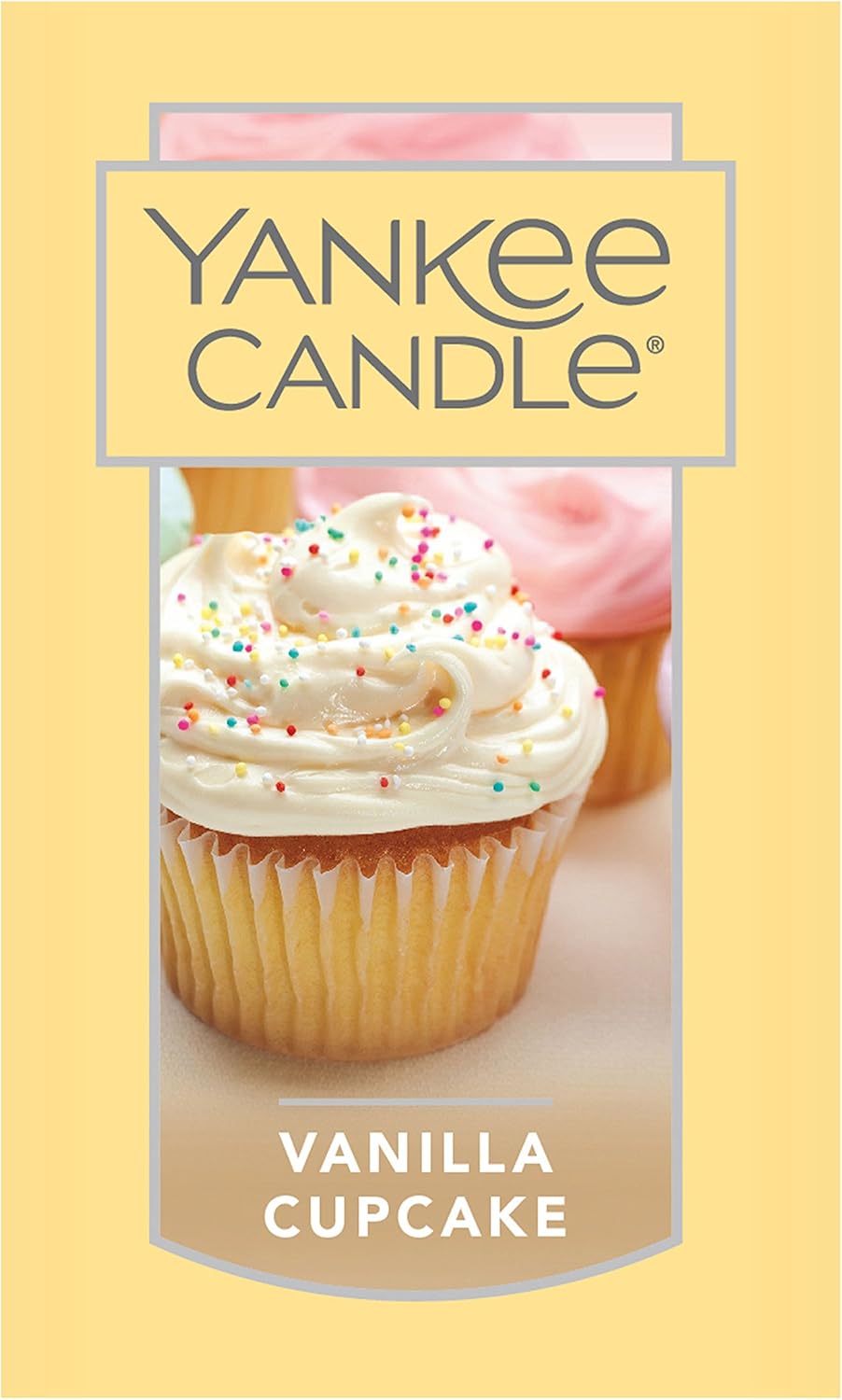 Yankee Candle Large Jar Candle Vanilla Cupcake: Home & Kitchen