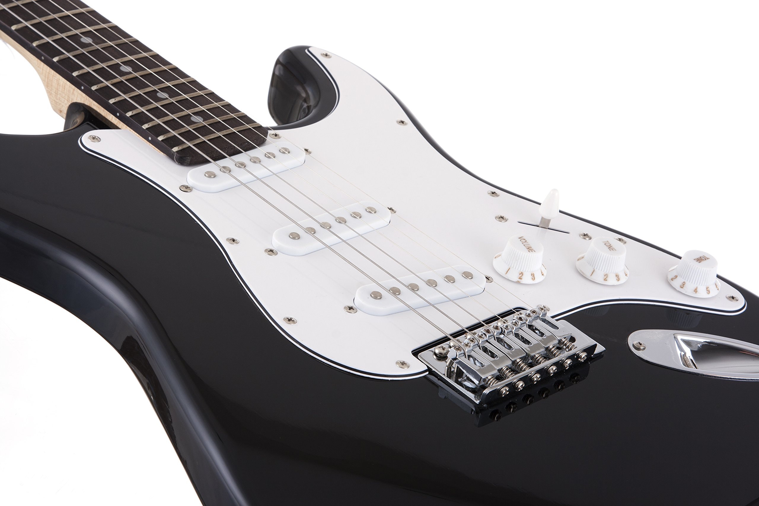 RockJam Full Size Electric Guitar Superkit with Amp, Strings, Tuner