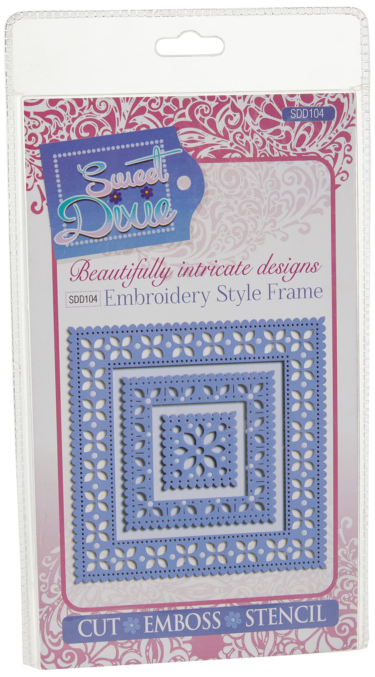 Sweet Dixie Embroidery Style Frame Die — image 1