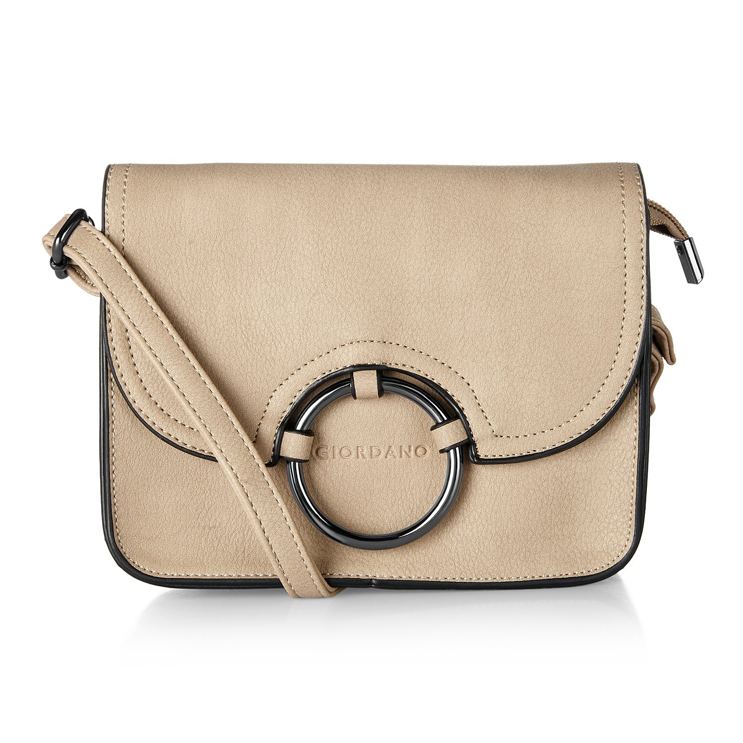 giordano women's sling handbags beige