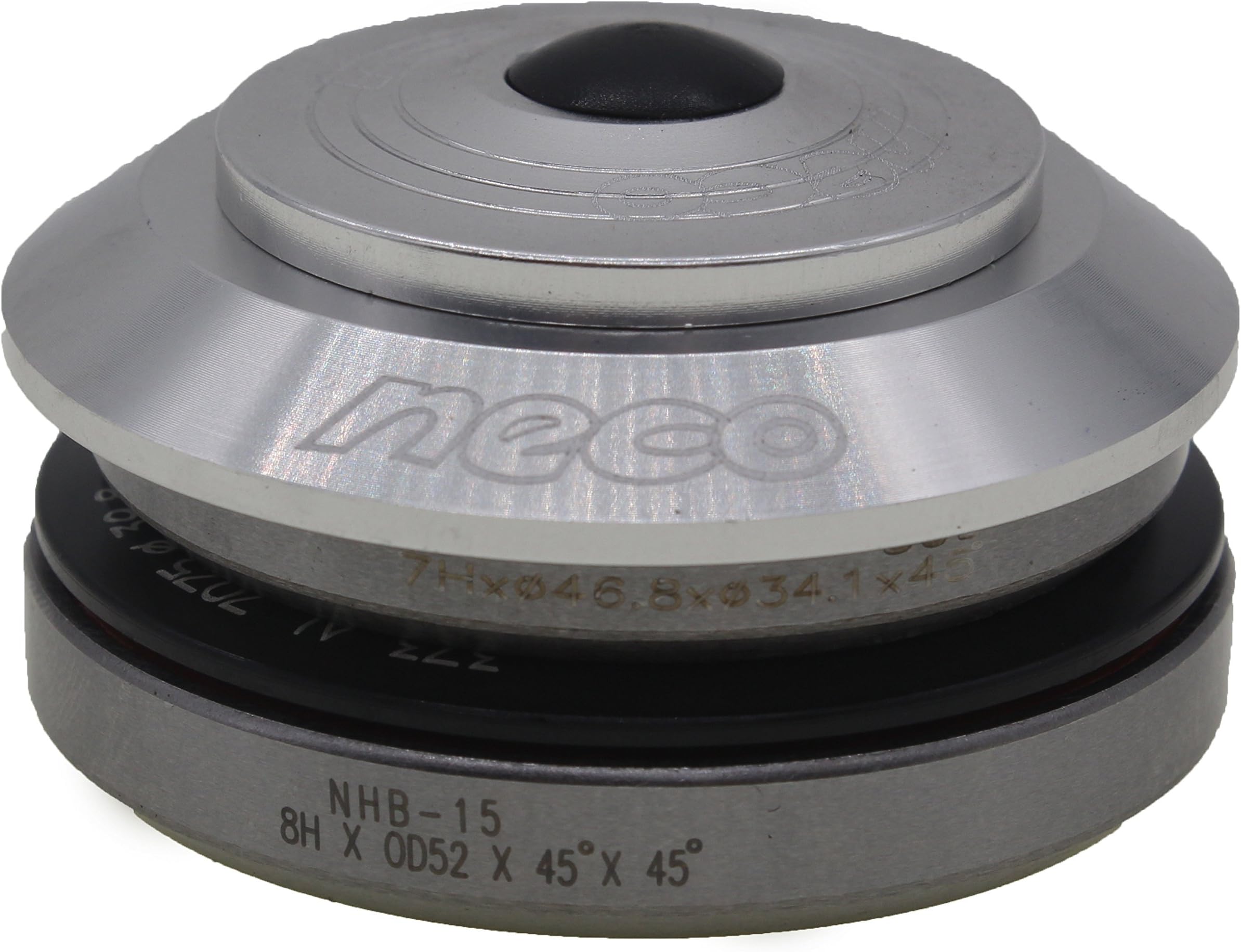 Neco H160 1-1/4" to 1.5" Tapered Fork Tube & 47-52.2mm Head Tube Full-Integrated Bearing Bike Headset