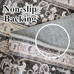 3x8 Runner Rug Kitchen, Hallway Non Slip Washable