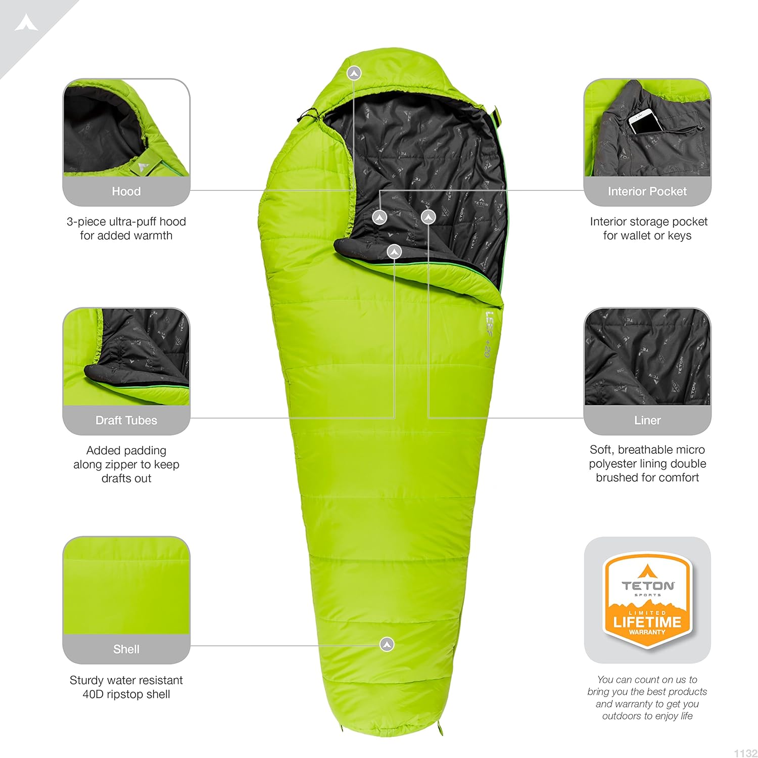 teton leef sleeping bag