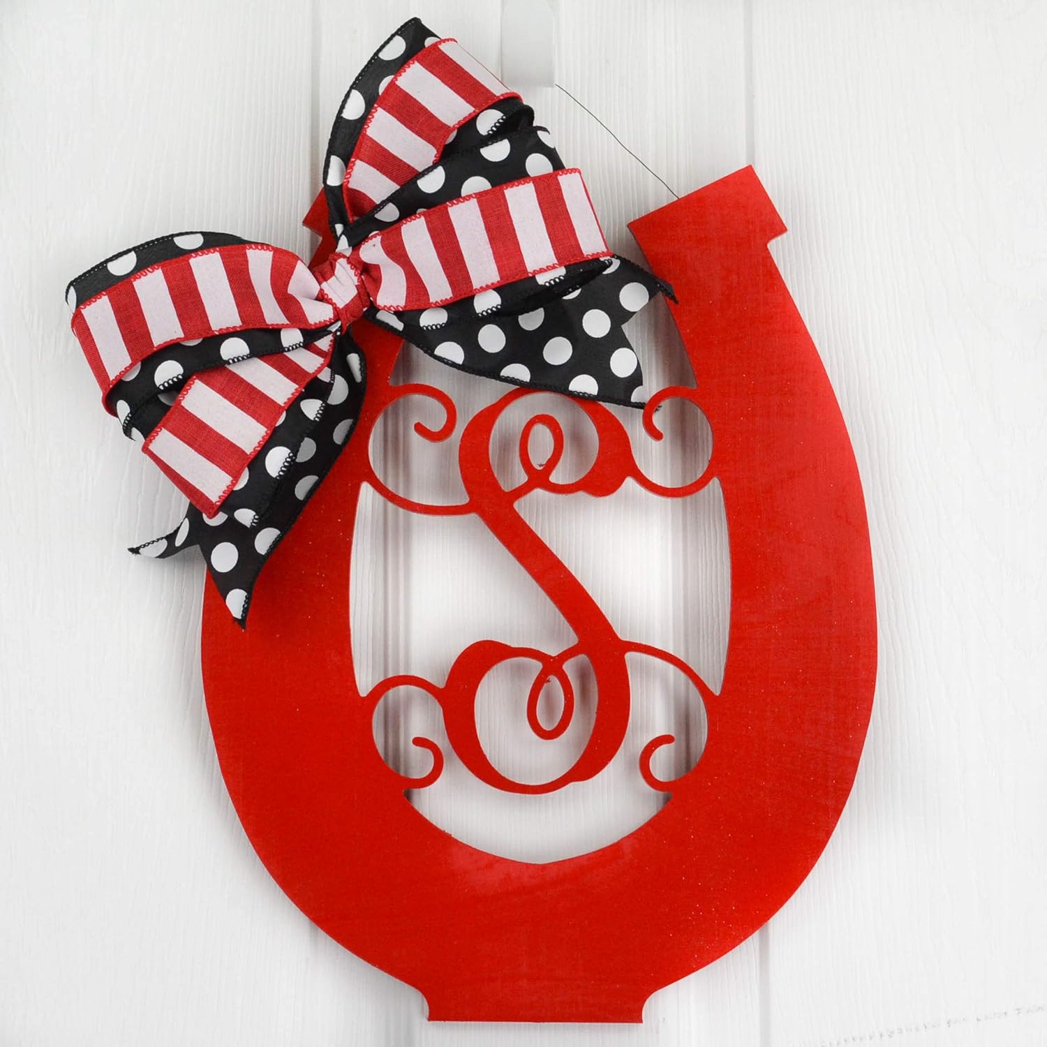 Horse Racing Decor Wooden Kentucky Derby Horseshoe