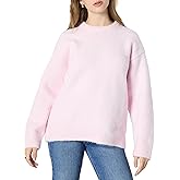 Amazon Essentials (Demi's Pick) Women's Oversized-Fit Faux Mohair Crewneck Sweater