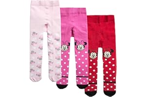 Disney Baby Girls' Minnie Mouse Leggings Tights - Stockings Pantyhose - Leggings for Baby Girls for Newborns/Infants (0-24M)