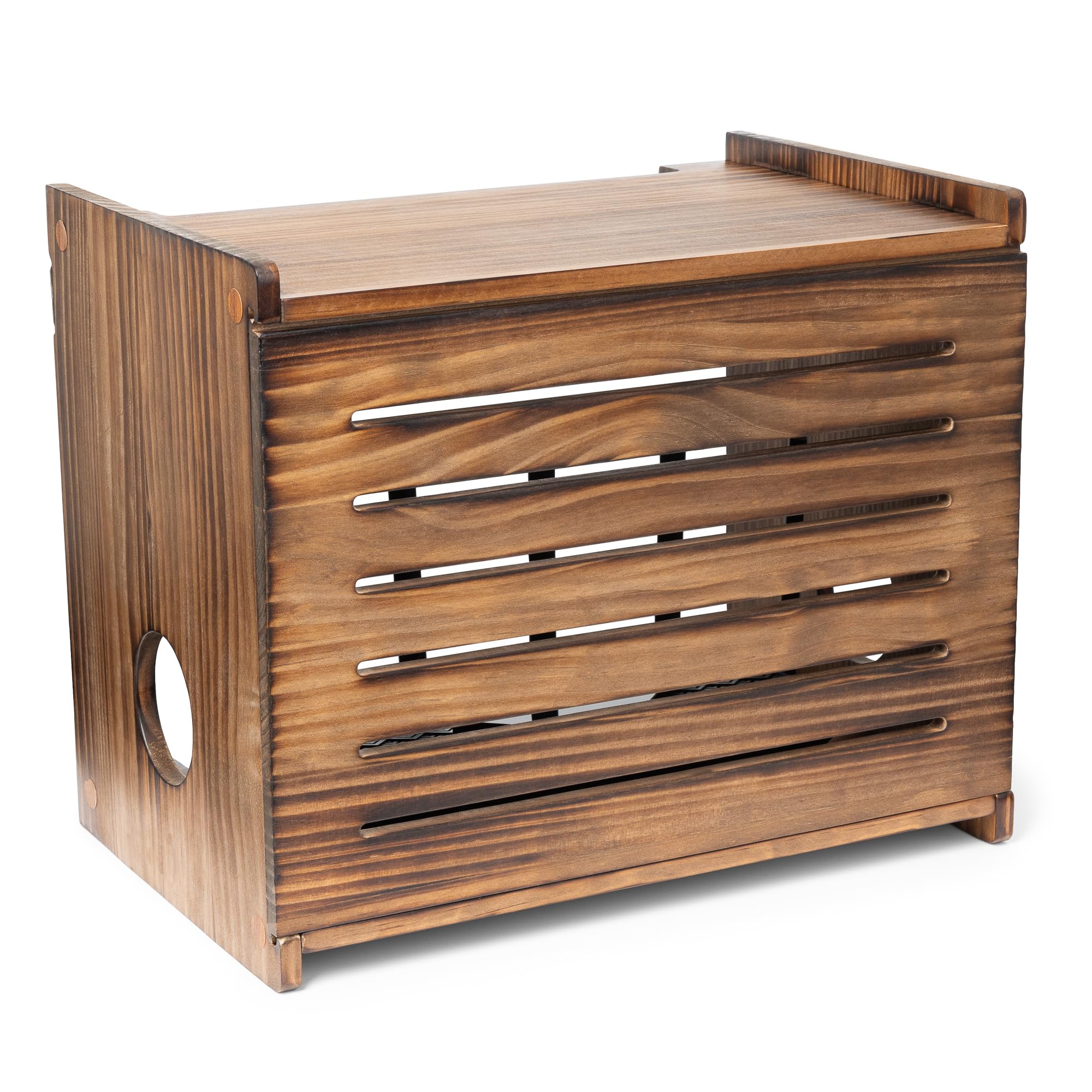 Decorative Box To Hide Router Wooden WiFi Router Storage Box - Deluxe Wall Mountable Decorative Modem ...