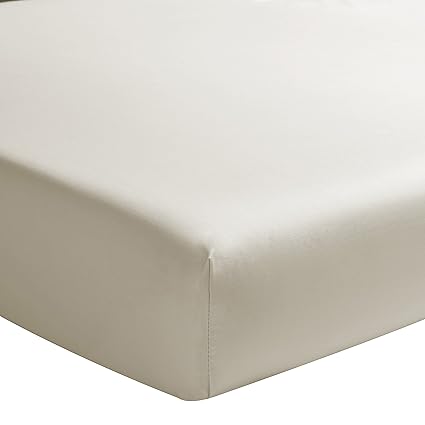 Couleur Beige Cotton Artean Drap Housse Pour Lit Double Articule 180 X 190 200 Mesure De Chaque Lit 90 X 190 200 Disponible En Blanc Draps Et Taies D Oreillers Literie Et Linge De Maison