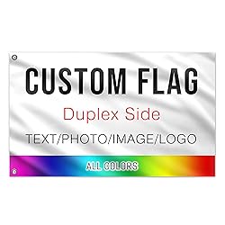 Double Sided Custom Flag 3x5 FT - Personalized