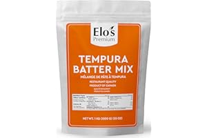 Elo’s Premium Tempura Batter Mix (1kg) | Proudly Made in Canada |Japanese Shrimp Batter Fish Fry Seasoned Coating for Seafood