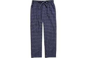 TINFL Kids Boys Woven Plaid Check Cotton Soft Lightweight Long Shorts Drawstring Pants with Pocket