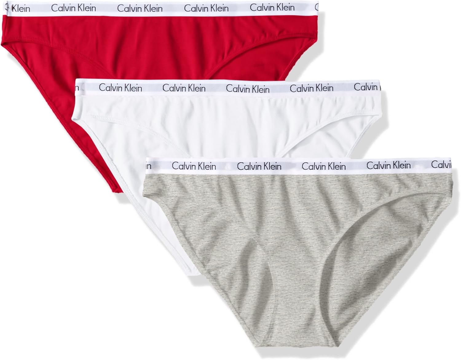 Calvin Klein Women's 3 Pack Carousel Bikini Panty at Amazon Women’s Clothing store