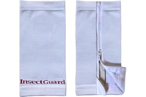 InsectGuard Tick Gaiters - ZipOn Permethrin Treated, Ticks, Mosquitoes, Flies & More Insect Repellent, Unisex Adult