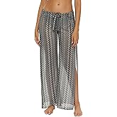 BECCA womens Granite Bay Pants, Casual, High Side Slits, Beach Cover Ups for Women