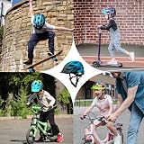 SIFVO Kids Bike Helmet Adjustable 50-57cm with Visor CE+CPSC view 7