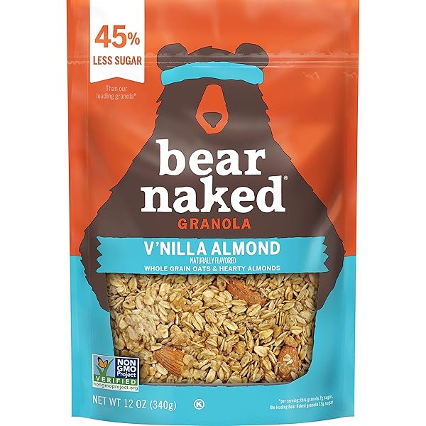 BEAR NAKED FIT, GRANOLA, V’NILLA ALMOND, VEGAN AND...
