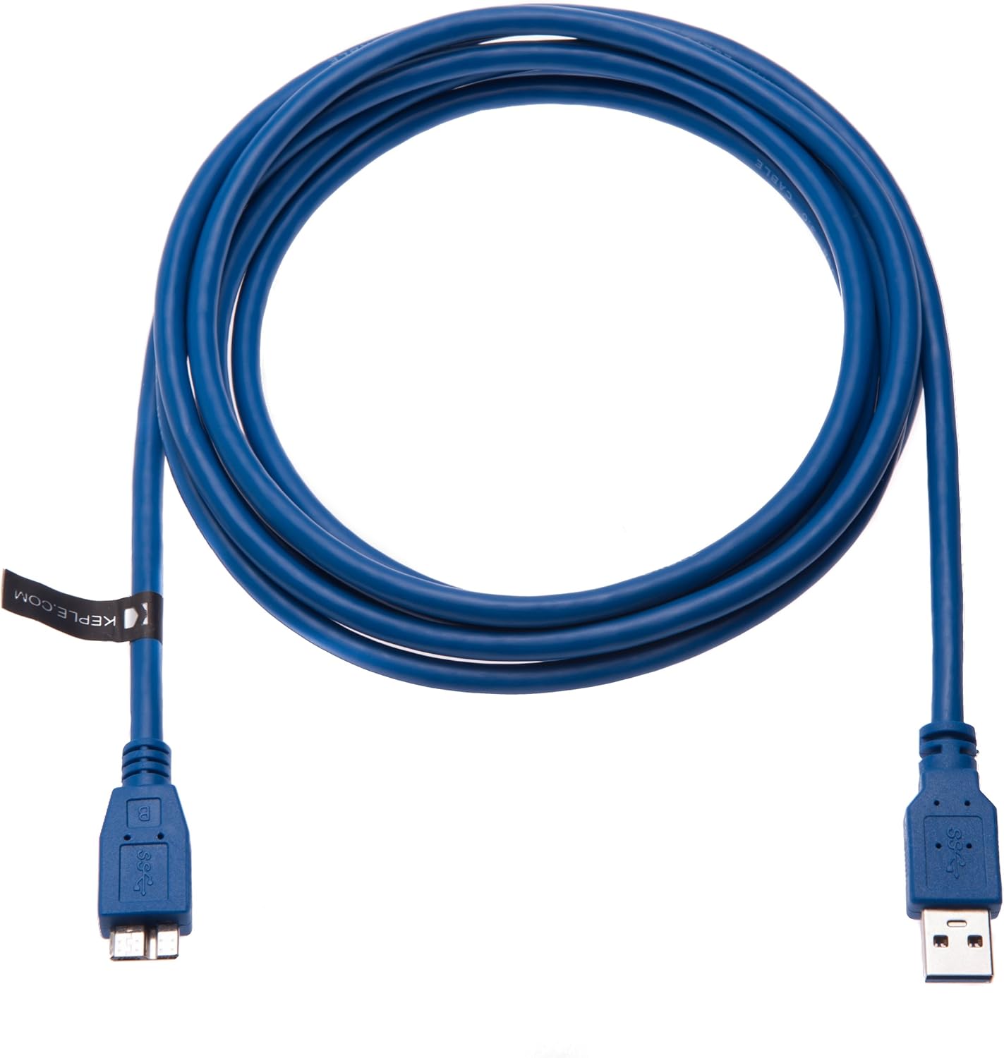 Keple Charging Cable Compatible with Samsung Galaxy Note Pro 12.2 USB3, USB 3.0 Cable, Micro B (0.5m Blue) - Image 4