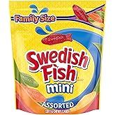 SWEDISH FISH Mini Assorted Soft &amp; Chewy Gummy Candy, Family Size, 1.8 lb | Bulk Candy