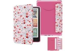 MoKo Detachable Magnetic Case for All-New 7" Kindle Paperwhite 12th Generation 2024 & Kindle Colorsoft 2024/2025,Ultra Clear 