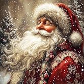 igoodom Santa Claus Diamond Art Kits for Adults, DIY Christmas Wall Decor | Diamond Painting Kit - Sparkling Full Drill Design Perfect for Home Decor, Holiday Gifting, And Relaxing Crafting 14x14inch