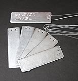 Aluminum Plant Label Tree Tags Pot Label Tag Outdoor Marker Metal 25 Labels