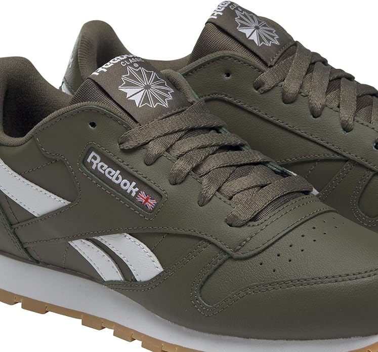 reebok classic leather olive green