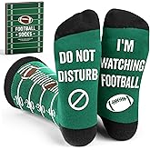 Funny Socks For Men - Cool Mens Football Socks, Sports Stocking Stuffers, Funny Accessories, Ideas Gifts, Sports Gift
