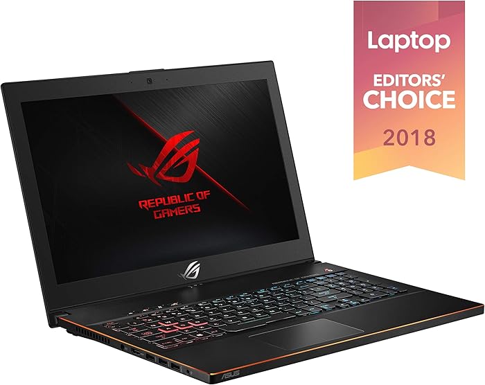 Asus GM501GM-WS74 ROG Zephyrus M 15.6" Ultra Slim Gaming Laptop, 144Hz IPS-Type G-SYNC Panel16GB DDR4 2666MHz