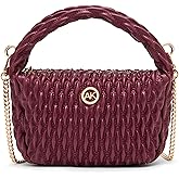 Anne Klein womens Anne Klein Rounded Mini Ruched Crossbody